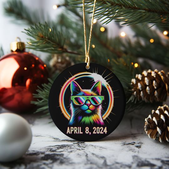 Discover Solar Eclipse Ornament 2024, 2024 Total Solar Eclipse Ornament