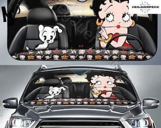 Discover Betty Boop Car Sun Shade