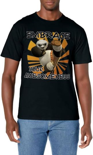 Discover Kung Fu Panda Embrace Your Awesomeness Po Portrait T-Shirt