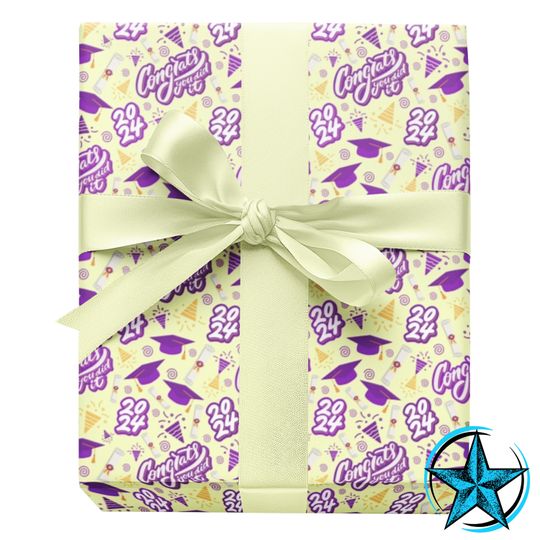 Discover Graduation Wrapping Paper 2024 Graduation Theme Gift Wrap