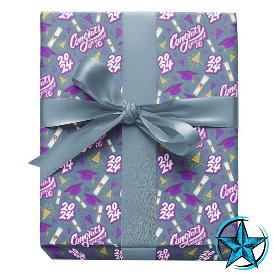 Discover Graduation Wrapping Paper 2024 Graduation Theme Gift Wrap