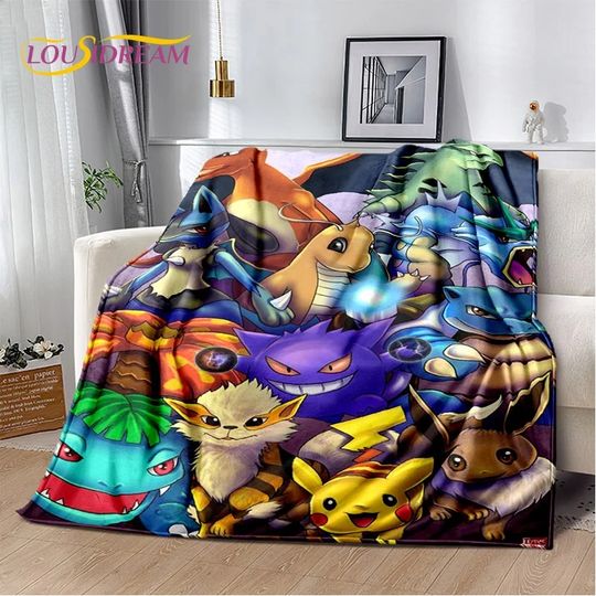 Discover Cartoon 3D Anime Soft  Blankets