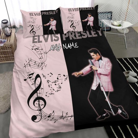 Discover Personalized Elvis Bedding Set