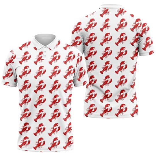 Discover Lobster Golf Polo | Golf Shirt