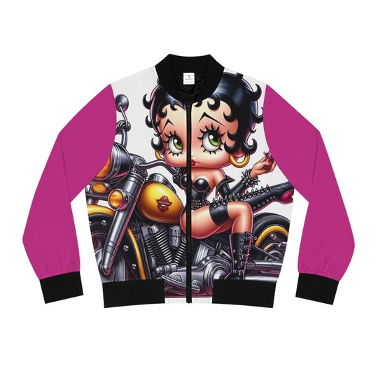 Discover Betty Boop Women's Bomber Jacket, Betty Boop Bomber Jacket