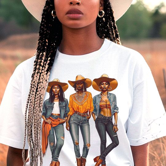 Discover Black Cowgirls Shirt - Adult Unisex - African American