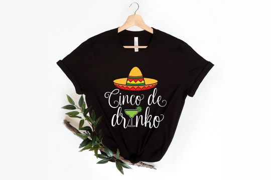 Discover Cinco De Drinko Funny Cinco de Mayo T-Shirt