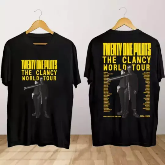 Discover Pilotss band The Clancy World Tour 2024 T Shirt