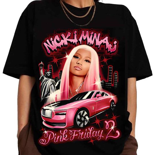 Discover Nicki Minaj Pink Friday 2 Concert Shirt, 2024 Nicki Minaj Tour T-Shirt