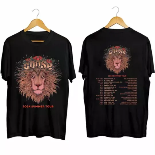 Discover Goose The Band 2024 Summer Tour Shirt
