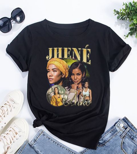 Discover Jhene Aiko 90s Vintage Shirt, Jhene Aiko The Magic Hour Tour 2024 Shirt