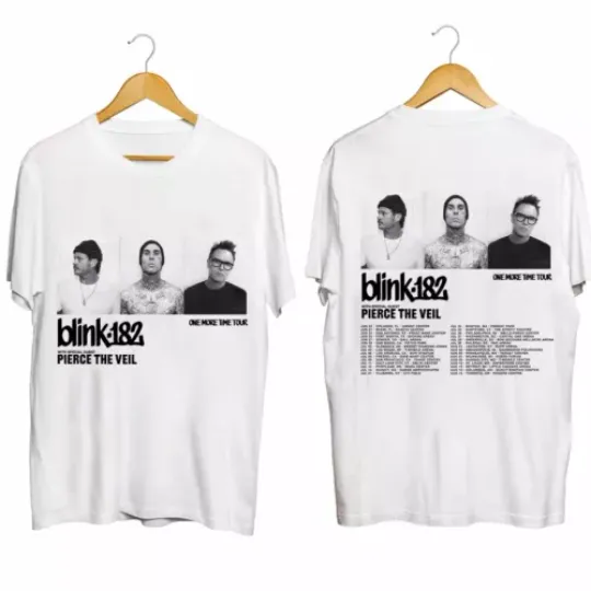 Discover B182 One More Time 2024 Band Concert Tour T-Shirt