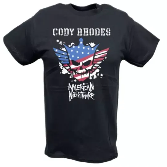 Discover Cody Rhodes Big Bold American Nightmare T-shirt