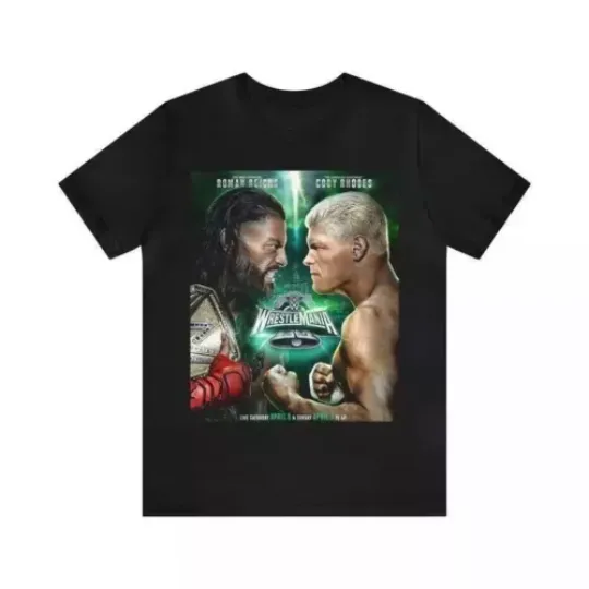 Discover Wrestlemania 40 Cody Rhodes vs Roman Reigns Shirt