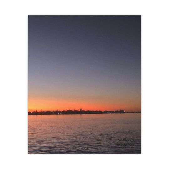 Discover Sunset By The Beach Premium Matte Posters
