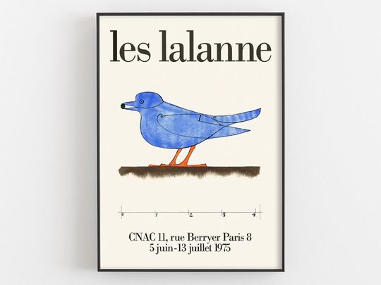 Discover Les Lalanne Exhibition Poster, Lalanne Bird Poster