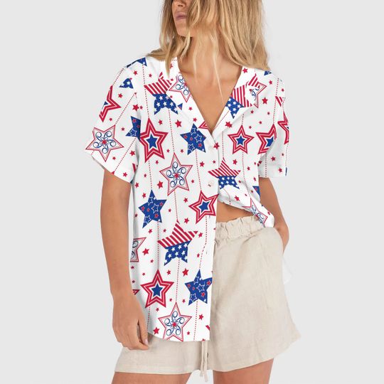 Discover American Independence Day Hawaiian Shirt, 4th Of July Button Up Shirt