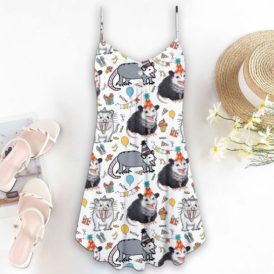 Discover Funny Opossum Women Dress, Funny Screaming Possum Outfit