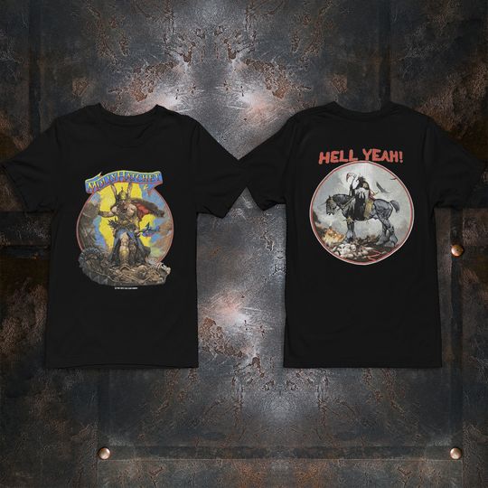 Discover Vintage Molly Hatchet HELL YEAH Frank Frazetta Concert Tour Tee Shirt