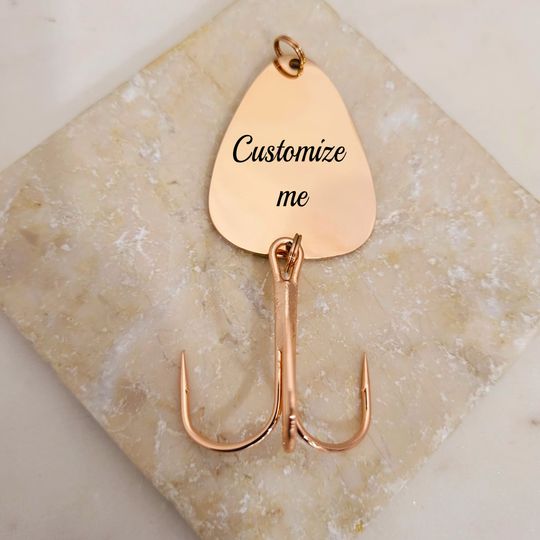 Discover Valentines Gift for Her, wife, women, girlfriend, grandma Custom Fishing Hook