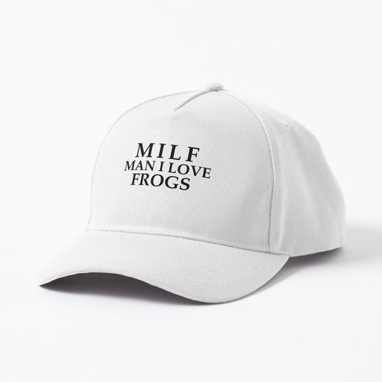 Discover MILF Man I Love Frog Embroidered Baseball Cap