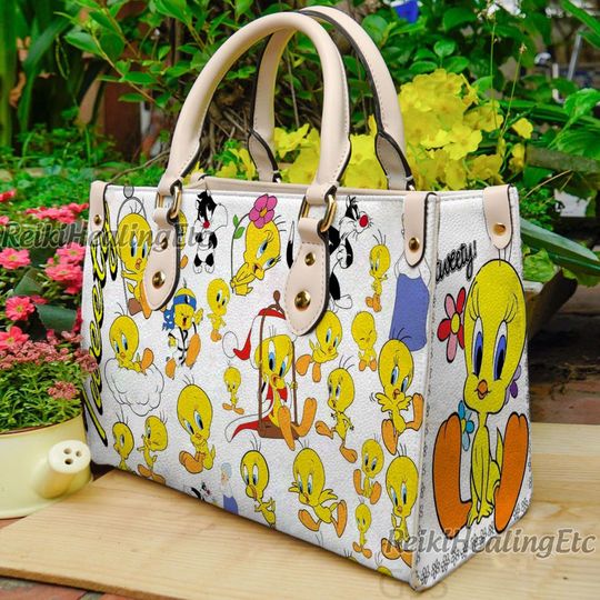 Discover Tweety Bird Vintage Leather Handbag