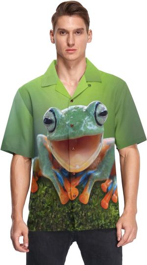 Discover Casual Aloha Frog Hawaiian