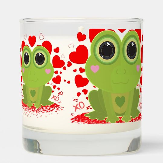 Discover Valentine's Day Frog Scented Candle