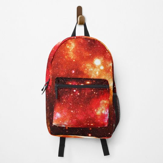Discover Galaxy Nebula Red Orange Backpack