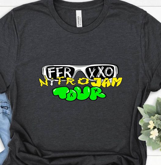 Discover Ferxxo Nitro Jam Tour Shirt, Feid Merch, Feid Rapper Fan Shirt, Ferxxo