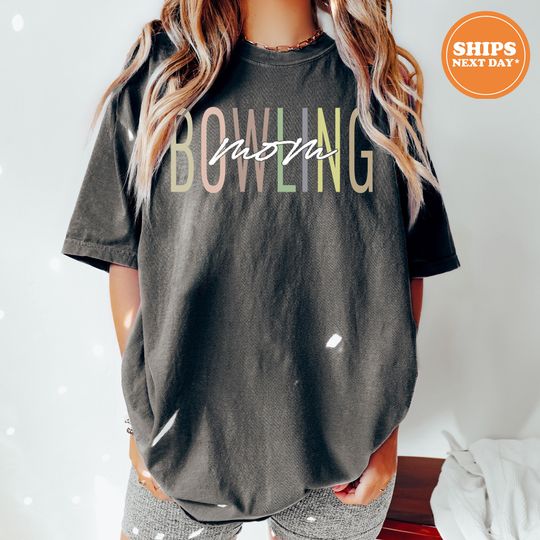 Discover Cute Bowling Mom Shirt for Players - Fun Bowling Design