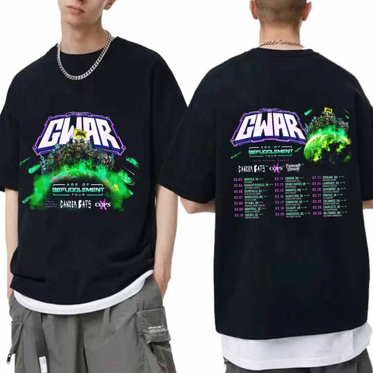 Discover GWAR 2024 Tour Shirt, Age of Befuddlement 2024 Concert Shirt