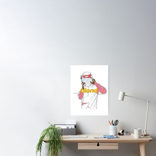 Discover Frank Ocean Blond Poster - Wall Art Print