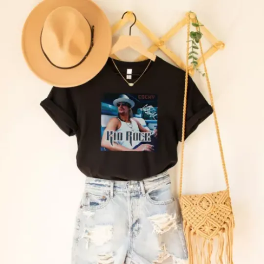 Discover Vtg Cocky Kid Rock Shirt New Black Tee