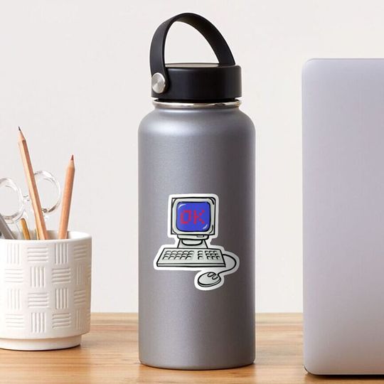 Discover OK COMPUTER, radiohead inspired Sticker