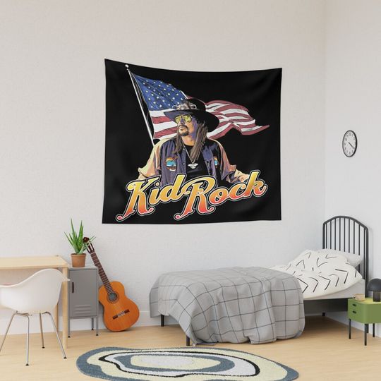 Discover These Colors Amerincan Vintage Flag Tapestry