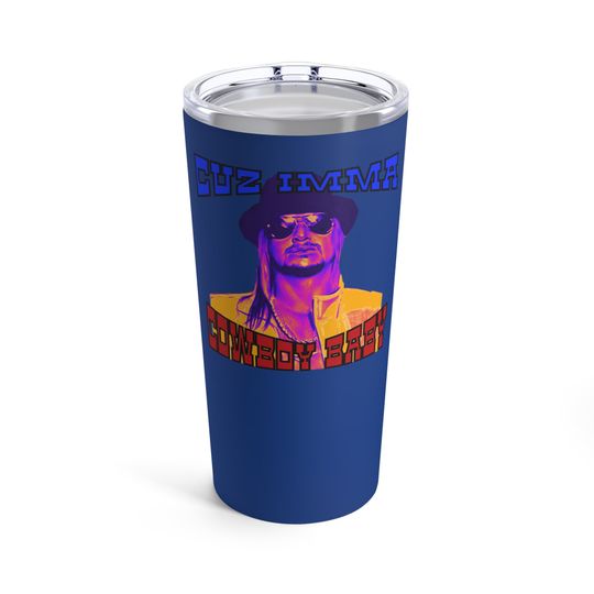 Discover Kid Rock Cowboy Lyrics Cool Custom Blue Tumbler 20oz