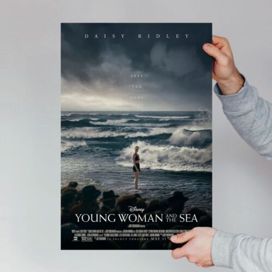Discover Young Women and the Sea Movie Poster Daisy Ridley 2024