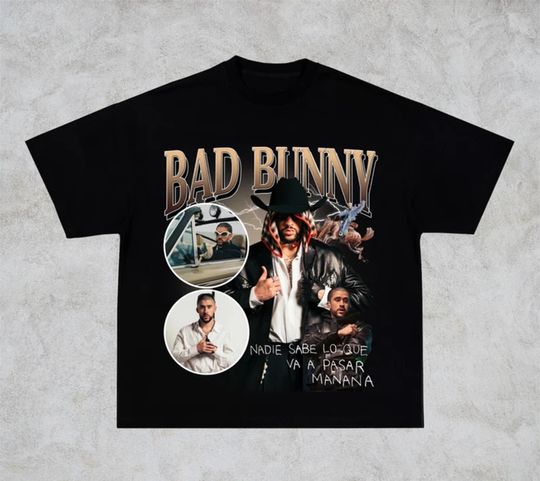 Discover Bad Bunny Tee - Nobody Knows Tomorrow's Plans