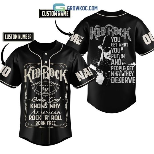 Discover Kid Rock American Rock N Roll Baseball Jersey