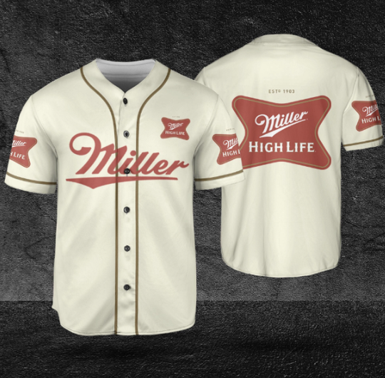 Discover Miller Highlife Baseball Jersey