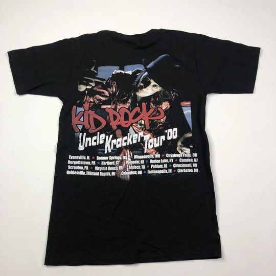 Discover VTG Kid Rock Uncle Kracker Tour 2000 T-Shirt Concert Tee Music