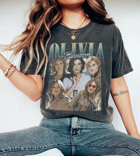Discover Limited Olivia Benson Vintage T-Shirt, Gift For Women
