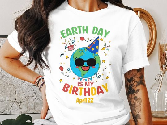 Discover Earth Day is My Birthday Shirt, Earth Day Recycle Shirt
