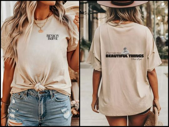 Discover Benson Boone Tour T-shirt for 2024 Pulse Tour