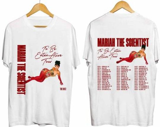 Discover To Be Eaten Alive Tour 2024, Mariah The Scientist 2024 Concert T-Shirt
