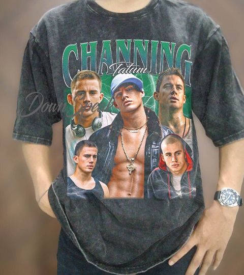Discover Vintage Wash Channing Tatum T-Shirt, Vintage Channing Tatum Shirt