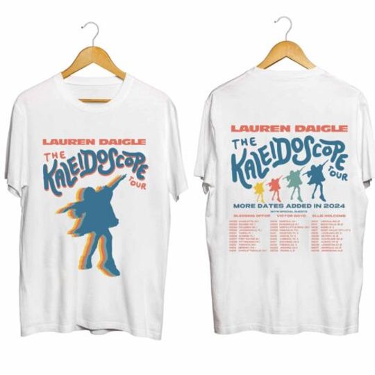 Discover Lauren Daigle 2024 Tour Thank God I Do T-Shirt