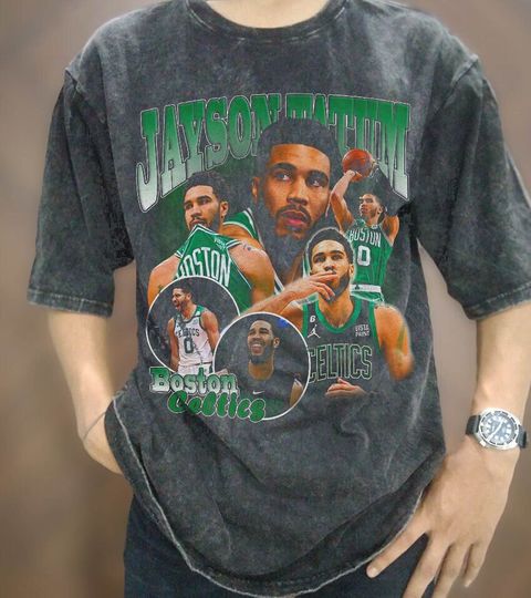 Discover Vintage Wash Jayson Tatum T-shirt, Basketball Player Unisex Graphic Tee