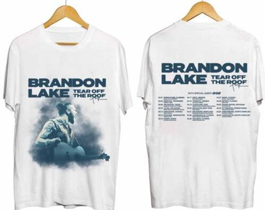 Discover Brandon Lake Tear Off The Roof Tour 2024 T-Shirt